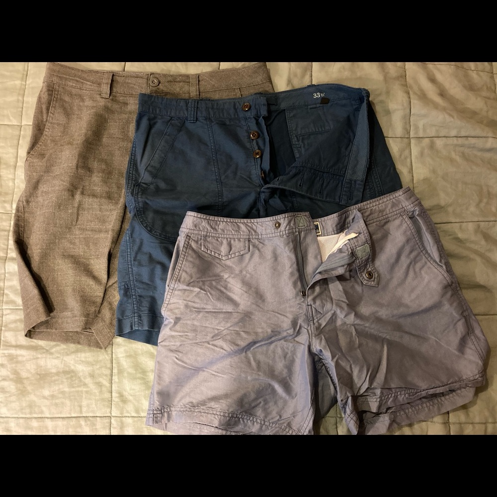 3 x Shorts Pack sizes 33 & 34